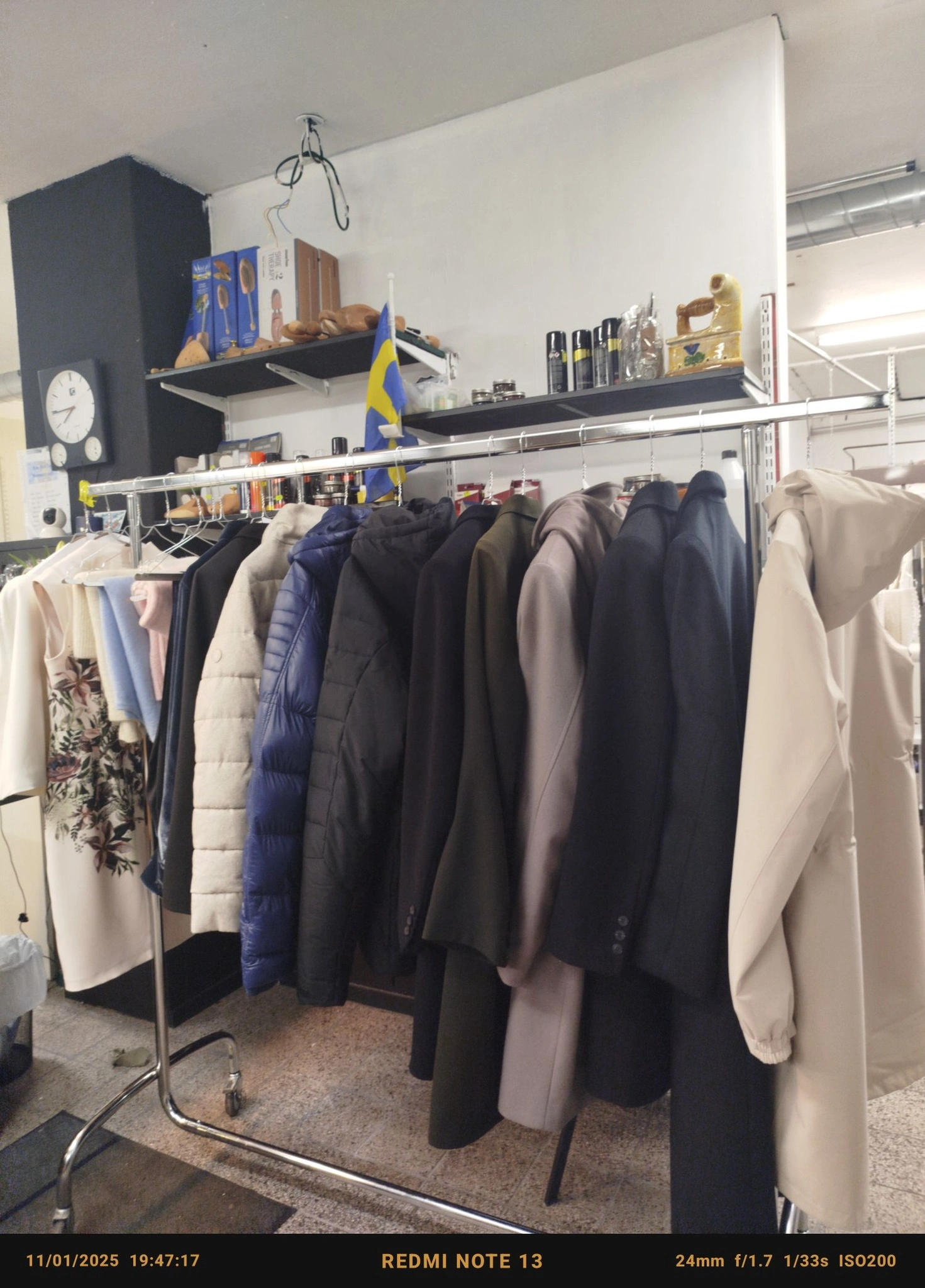 Före och efter kemtvätt hos La Bella i Trollhättan